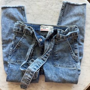 Abercrombie Kids jeans | high-rise ankle skinny | girls size 7/8